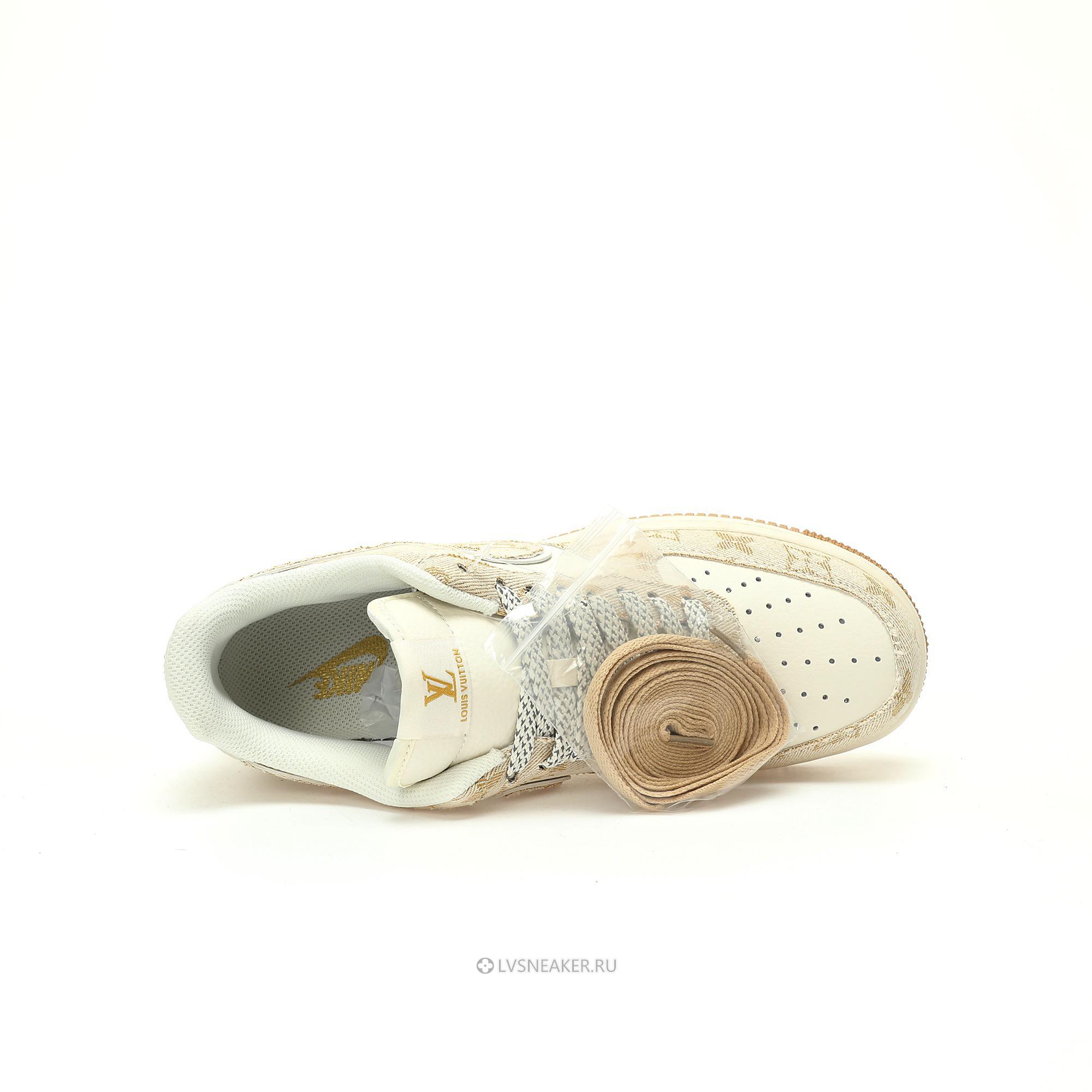 Louis Vuitton LV x Nike Air Force 1 Low "Cream Denim" 1A9V-CM29 Sneakers