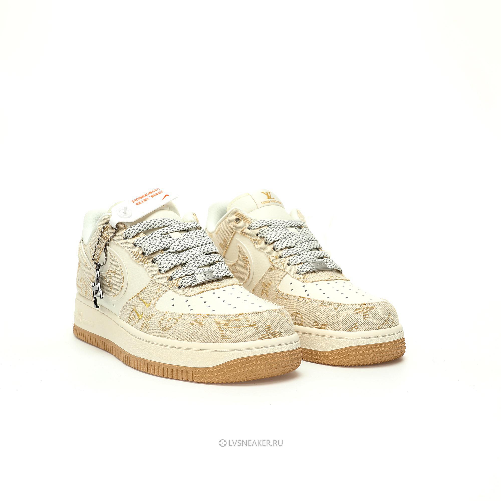 Louis Vuitton LV x Nike Air Force 1 Low "Cream Denim" 1A9V-CM29 Sneakers