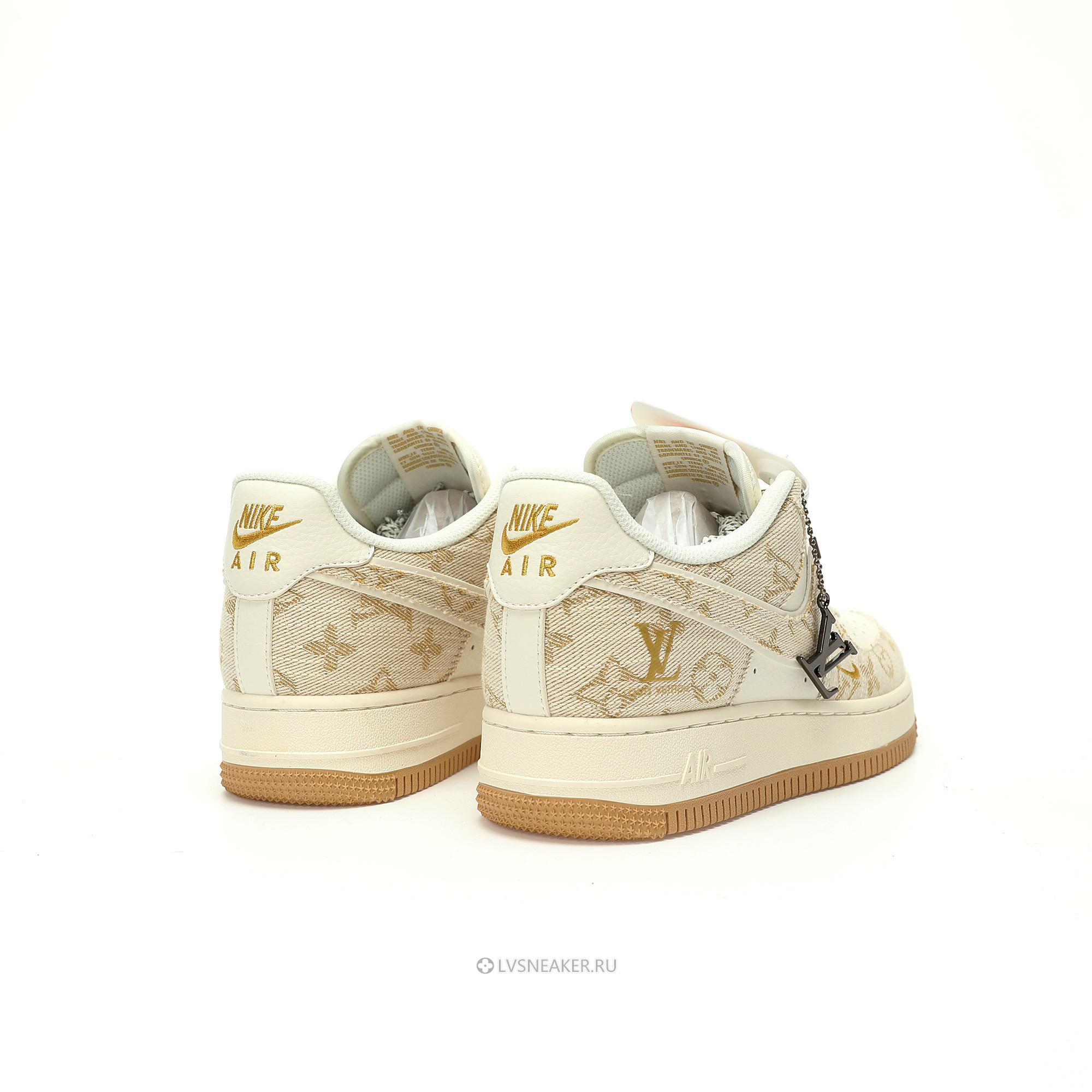 Louis Vuitton LV x Nike Air Force 1 Low "Cream Denim" 1A9V-CM29 Sneakers