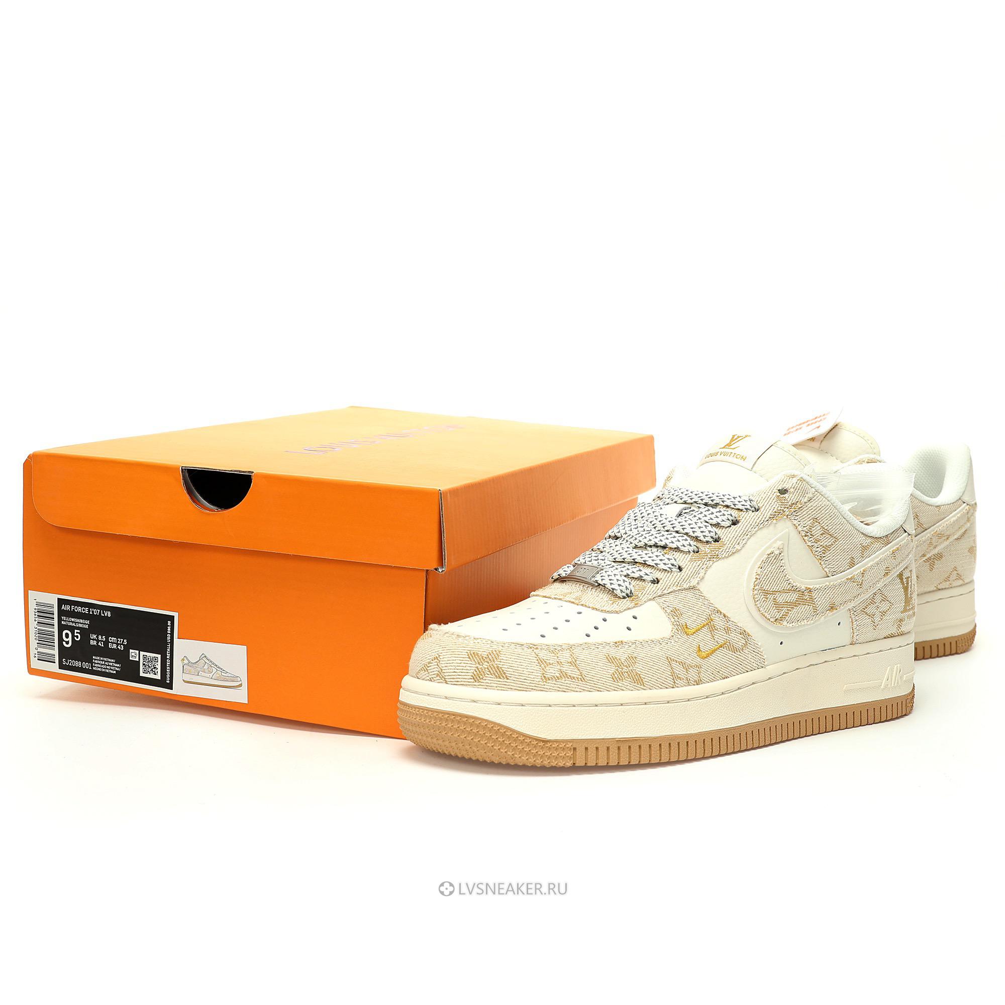 Louis Vuitton LV x Nike Air Force 1 Low "Cream Denim" 1A9V-CM29 Sneakers