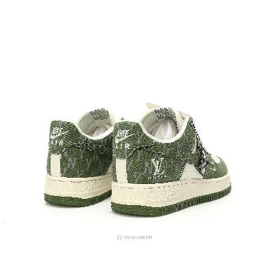 Louis Vuitton LV x Nike Air Force 1 Low "White Green Denim" 1A9V-GN30 Sneakers