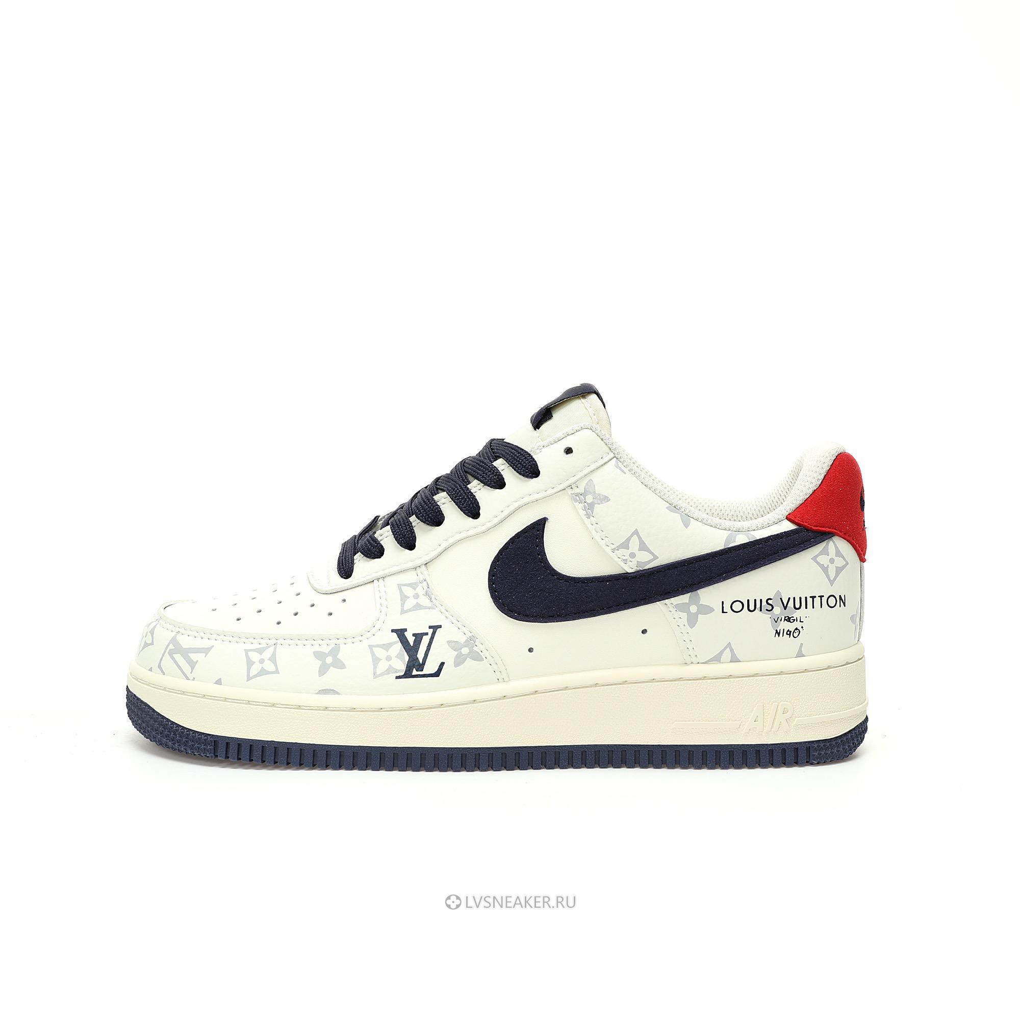 Louis Vuitton LV x Nike Air Force 1 Low "White Navy Red" 1A9V-WT31 Sneakers