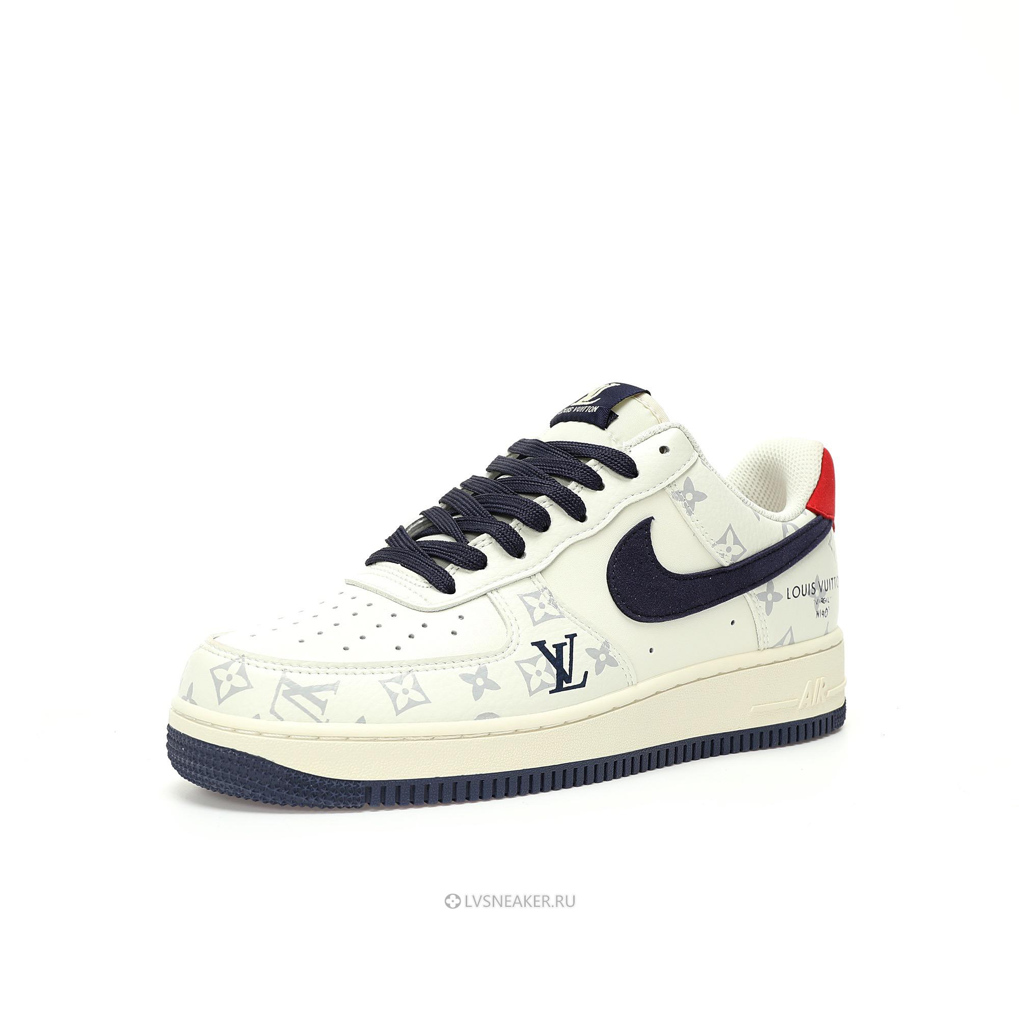 Louis Vuitton LV x Nike Air Force 1 Low "White Navy Red" 1A9V-WT31 Sneakers