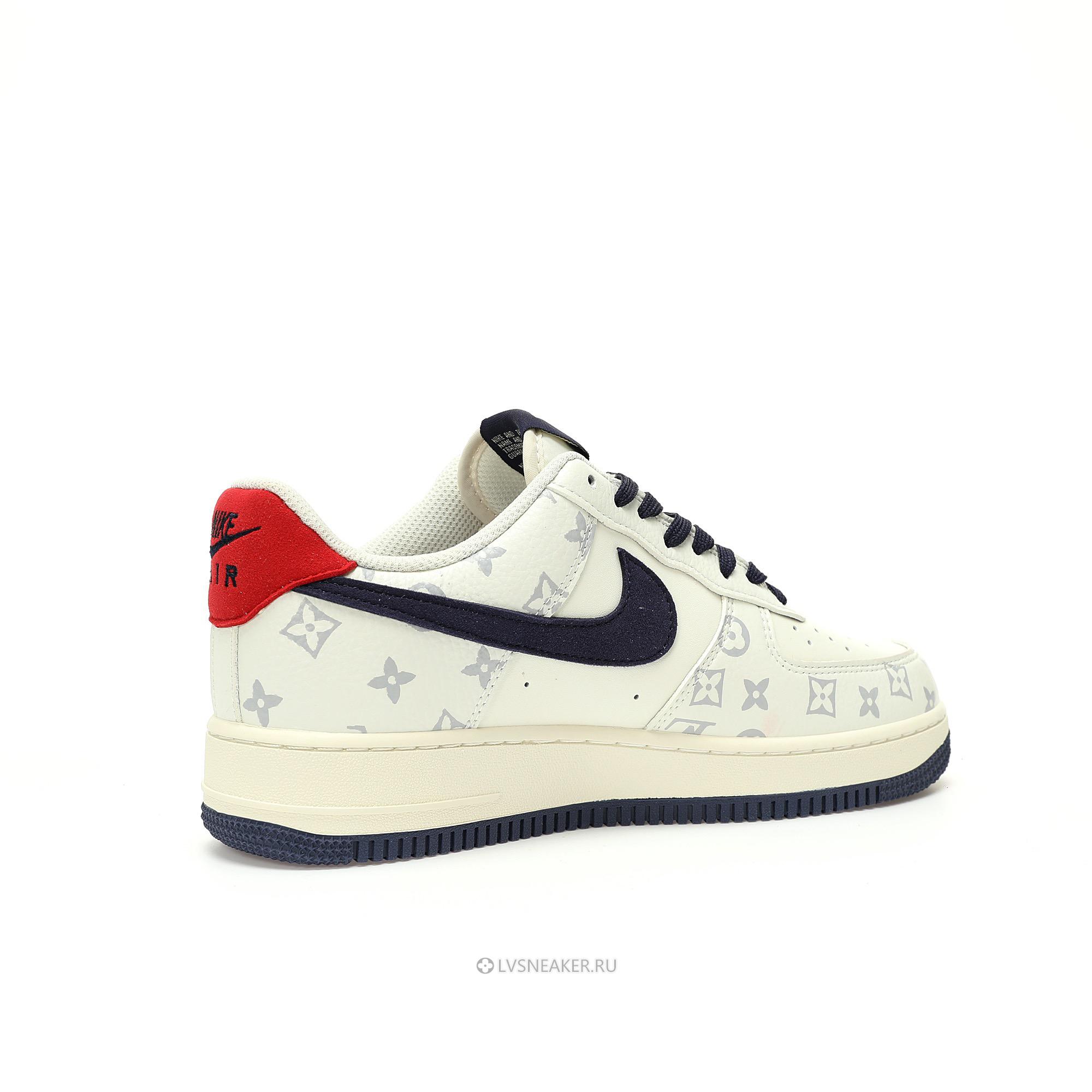 Louis Vuitton LV x Nike Air Force 1 Low "White Navy Red" 1A9V-WT31 Sneakers