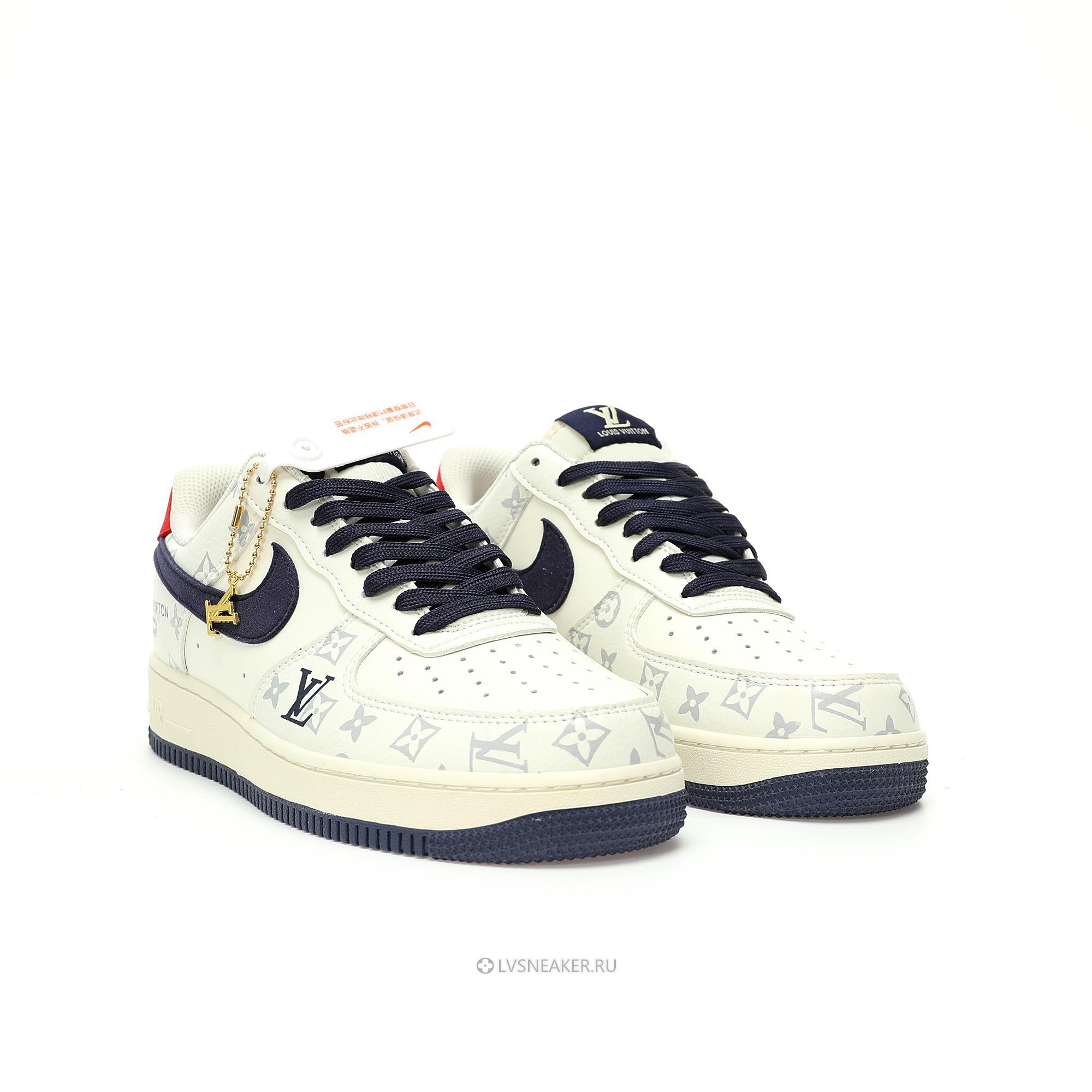 Louis Vuitton LV x Nike Air Force 1 Low "White Navy Red" 1A9V-WT31 Sneakers