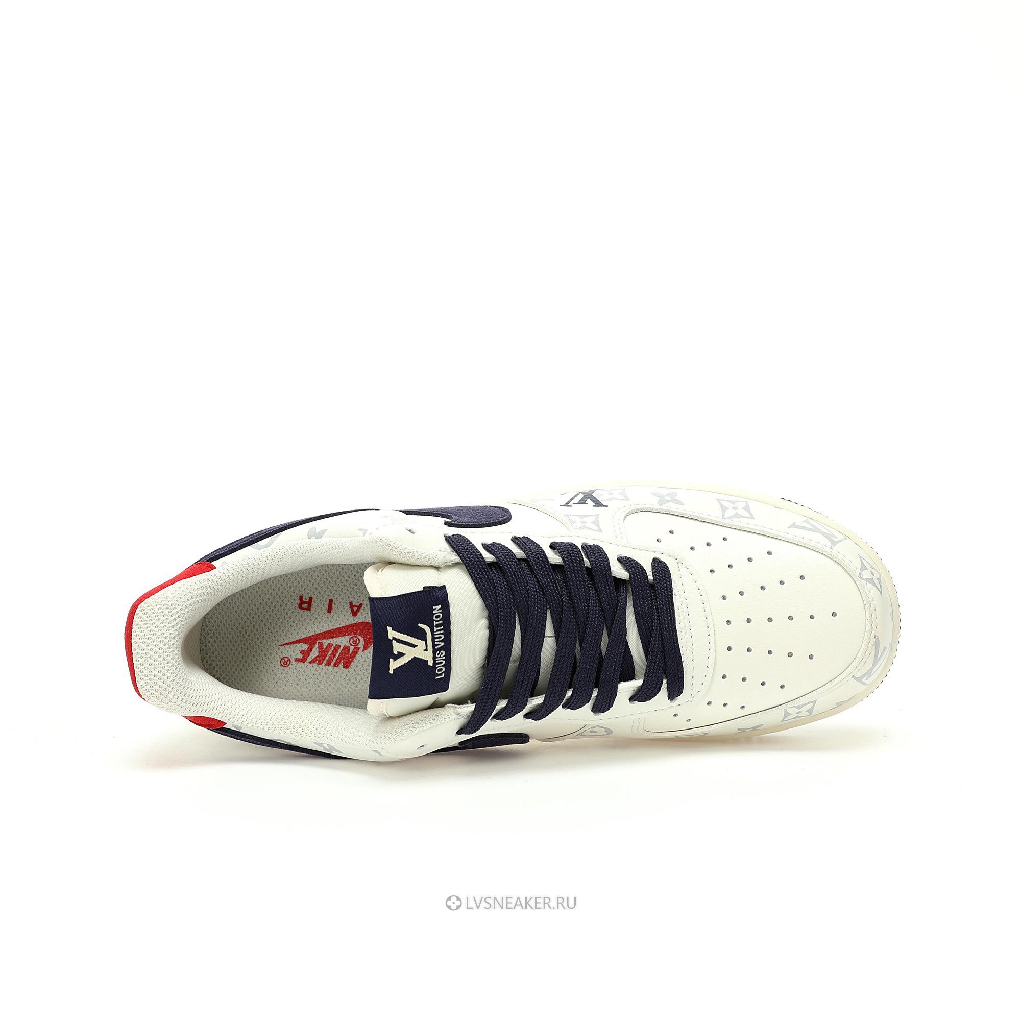 Louis Vuitton LV x Nike Air Force 1 Low "White Navy Red" 1A9V-WT31 Sneakers