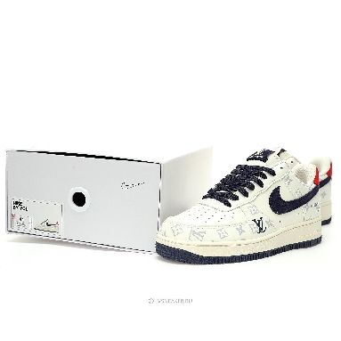 Louis Vuitton LV x Nike Air Force 1 Low "White Navy Red" 1A9V-WT31 Sneakers