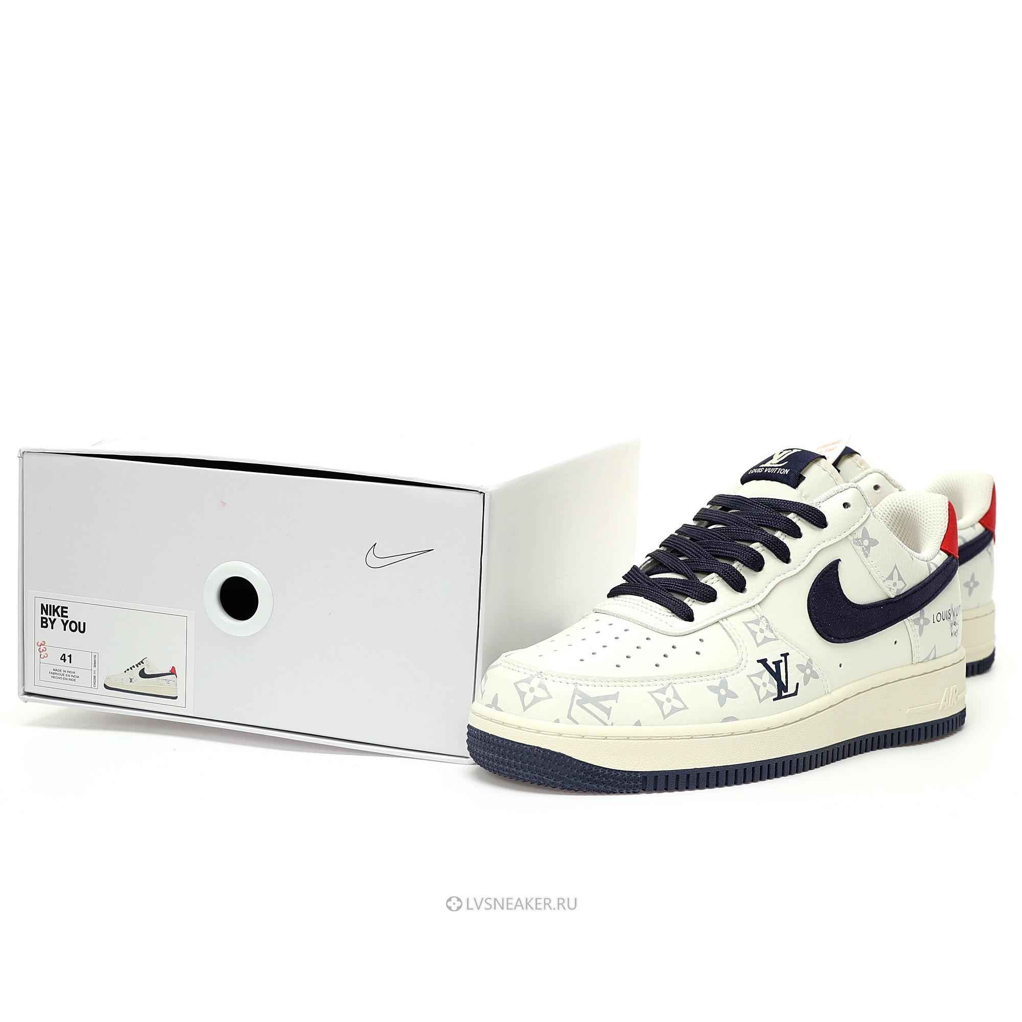 Louis Vuitton LV x Nike Air Force 1 Low "White Navy Red" 1A9V-WT31 Sneakers