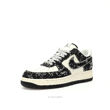 Louis Vuitton LV x Nike Air Force 1 Low "Denim Black White" 1A9V-BK32 Sneakers