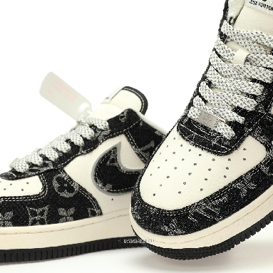 Louis Vuitton LV x Nike Air Force 1 Low "Denim Black White" 1A9V-BK32 Sneakers