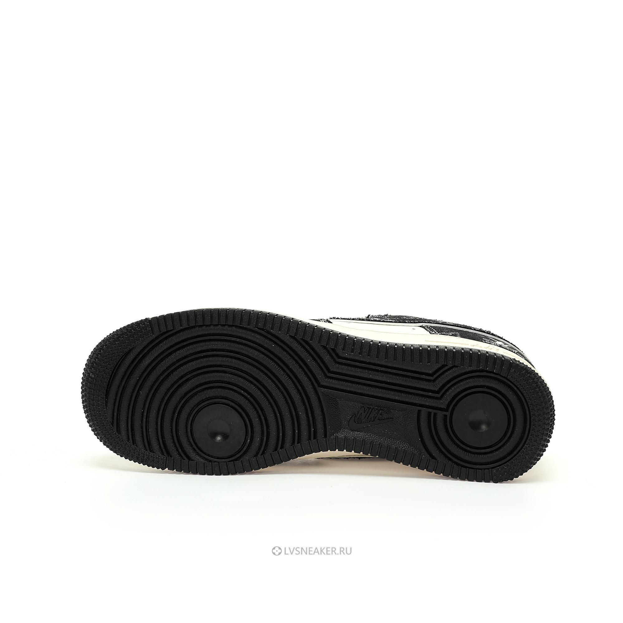 Louis Vuitton LV x Nike Air Force 1 Low "Denim Black White" 1A9V-BK32 Sneakers