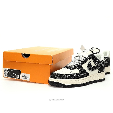 Louis Vuitton LV x Nike Air Force 1 Low "Denim Black White" 1A9V-BK32 Sneakers