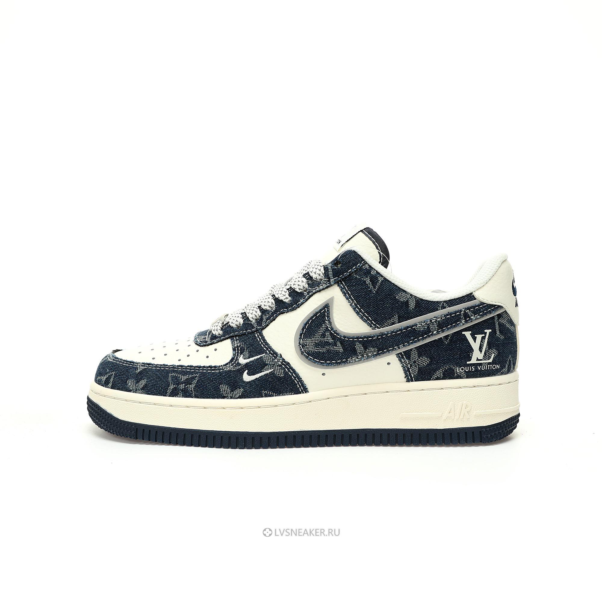 Louis Vuitton LV x Nike Air Force 1 Low "Denim Blue White" 1A9V-BU33 Sneakers
