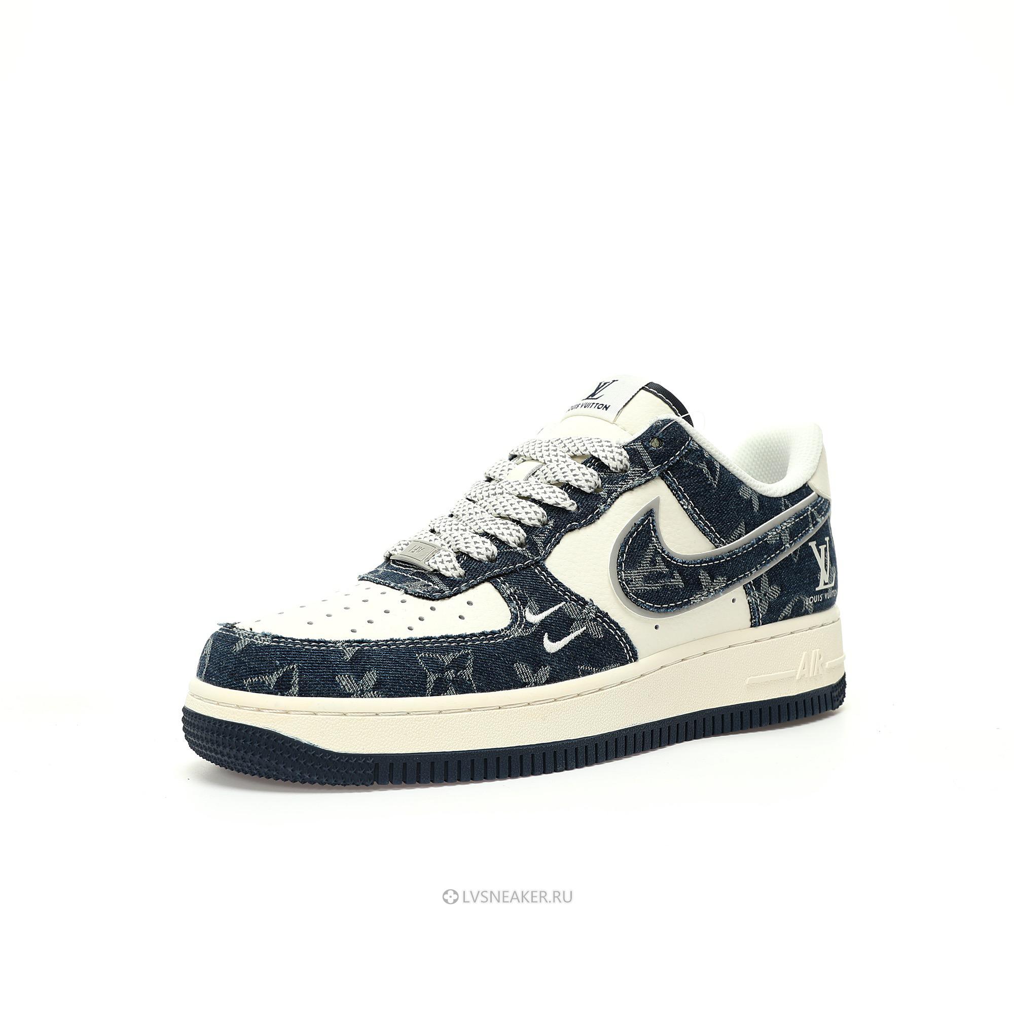 Louis Vuitton LV x Nike Air Force 1 Low "Denim Blue White" 1A9V-BU33 Sneakers