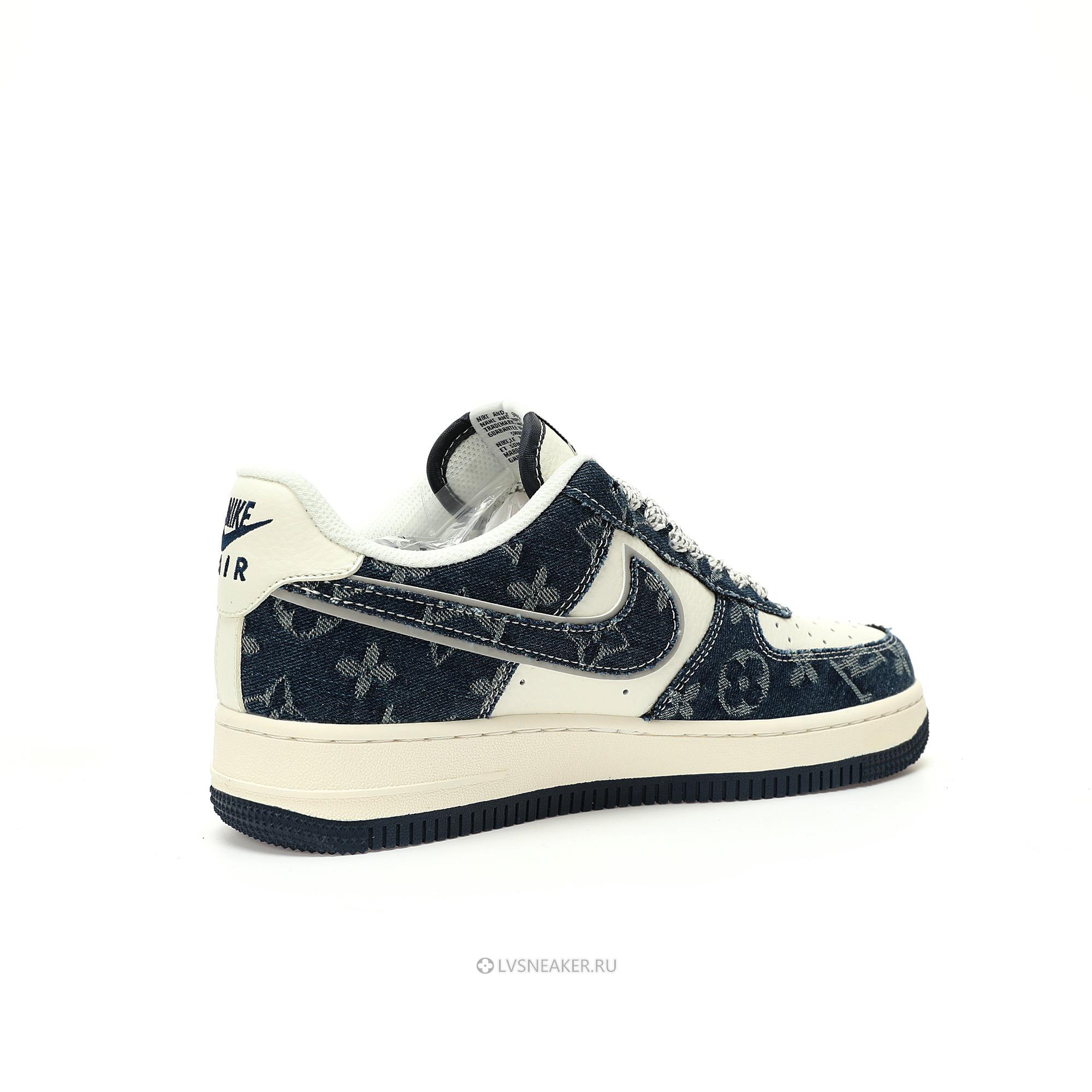 Louis Vuitton LV x Nike Air Force 1 Low "Denim Blue White" 1A9V-BU33 Sneakers