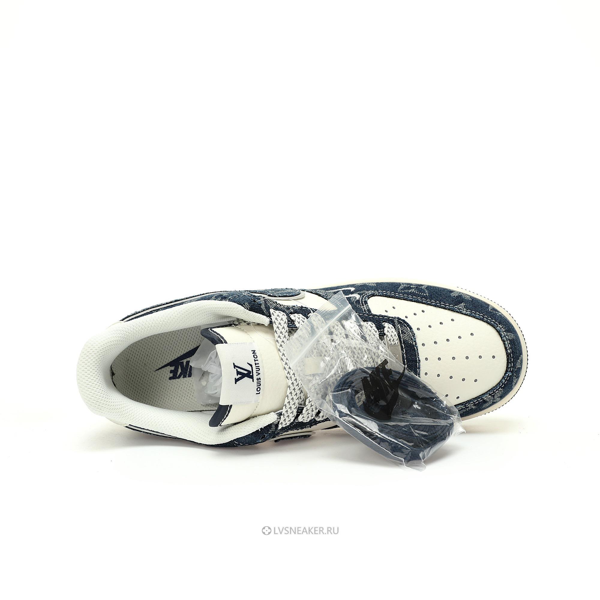 Louis Vuitton LV x Nike Air Force 1 Low "Denim Blue White" 1A9V-BU33 Sneakers