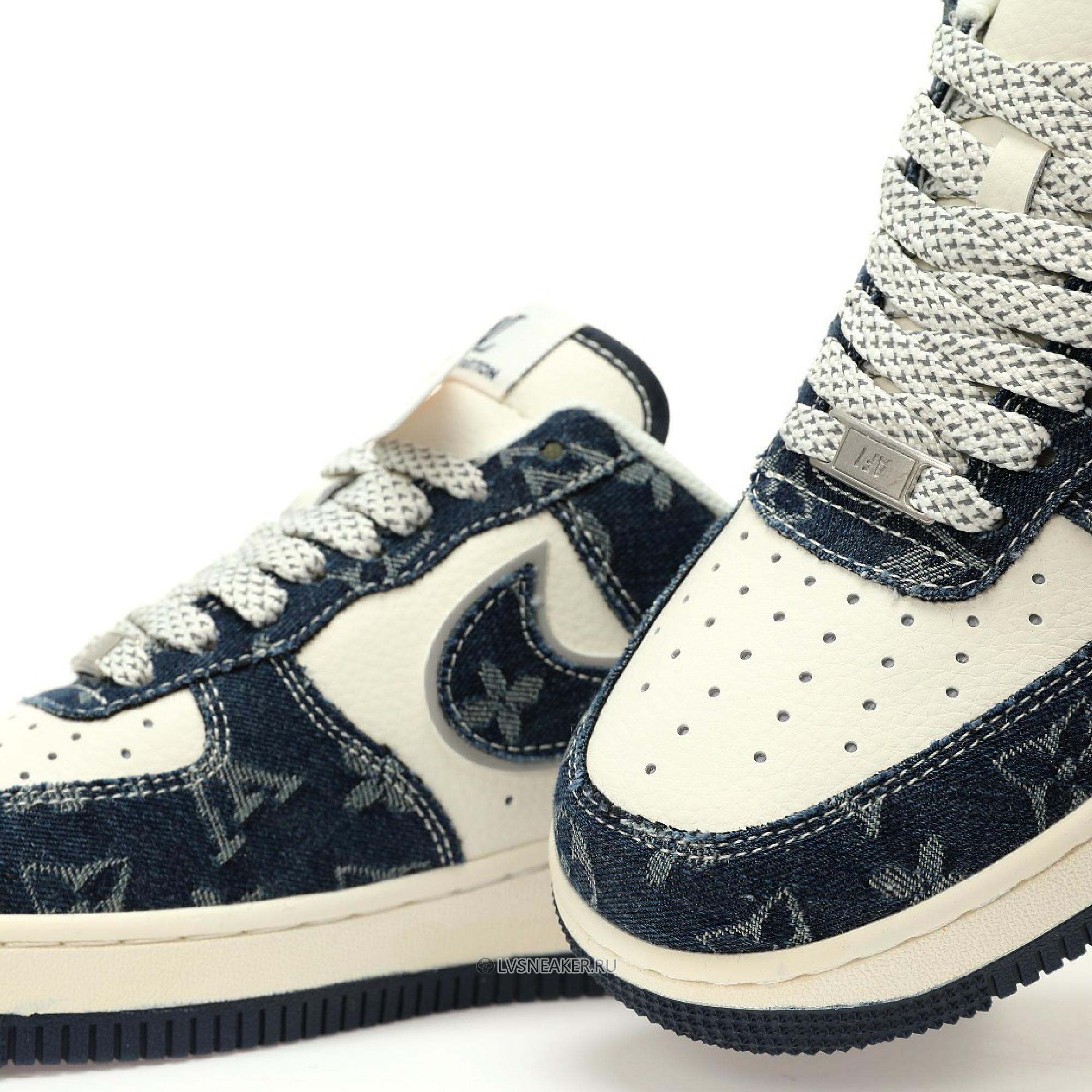 Louis Vuitton LV x Nike Air Force 1 Low "Denim Blue White" 1A9V-BU33 Sneakers