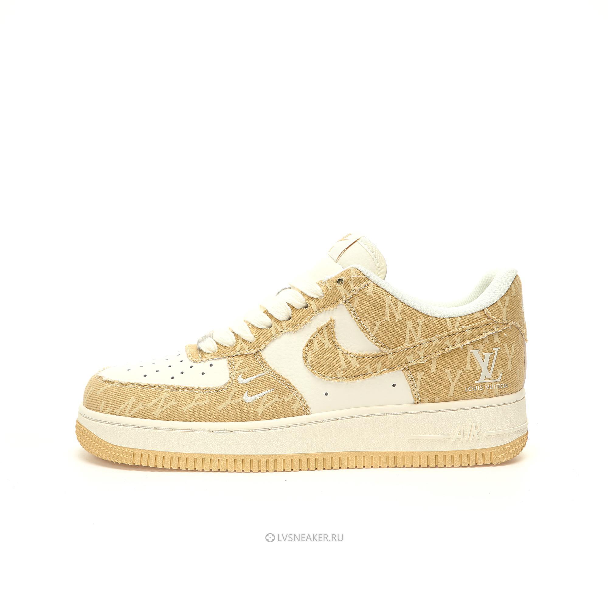 Louis Vuitton LV x Nike Air Force 1 Low "Denim Khaki White" 1A9V-KI34 Sneakers