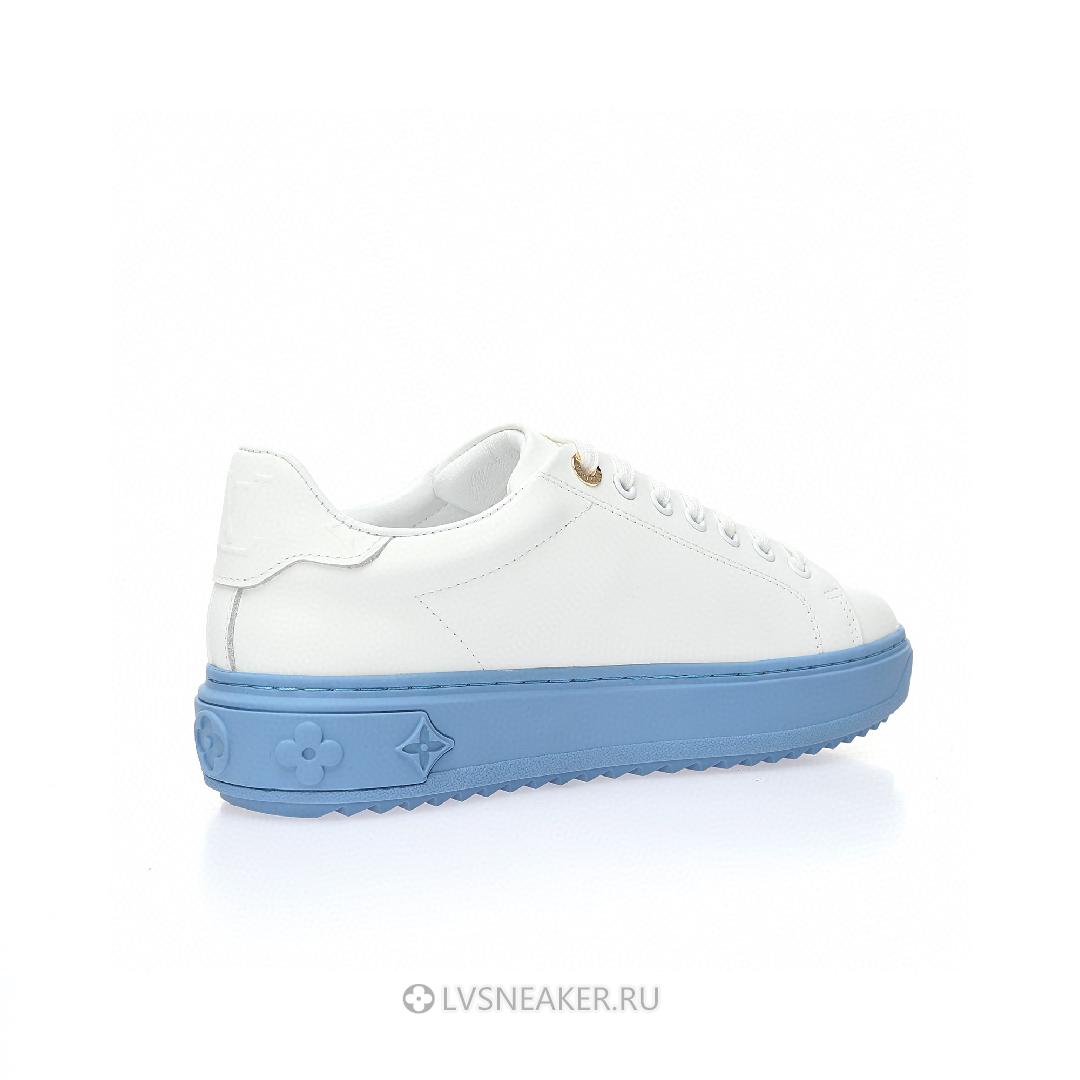 Louis Vuitton LV Time Out "White Blue" 1A8MZ7 Sneakers