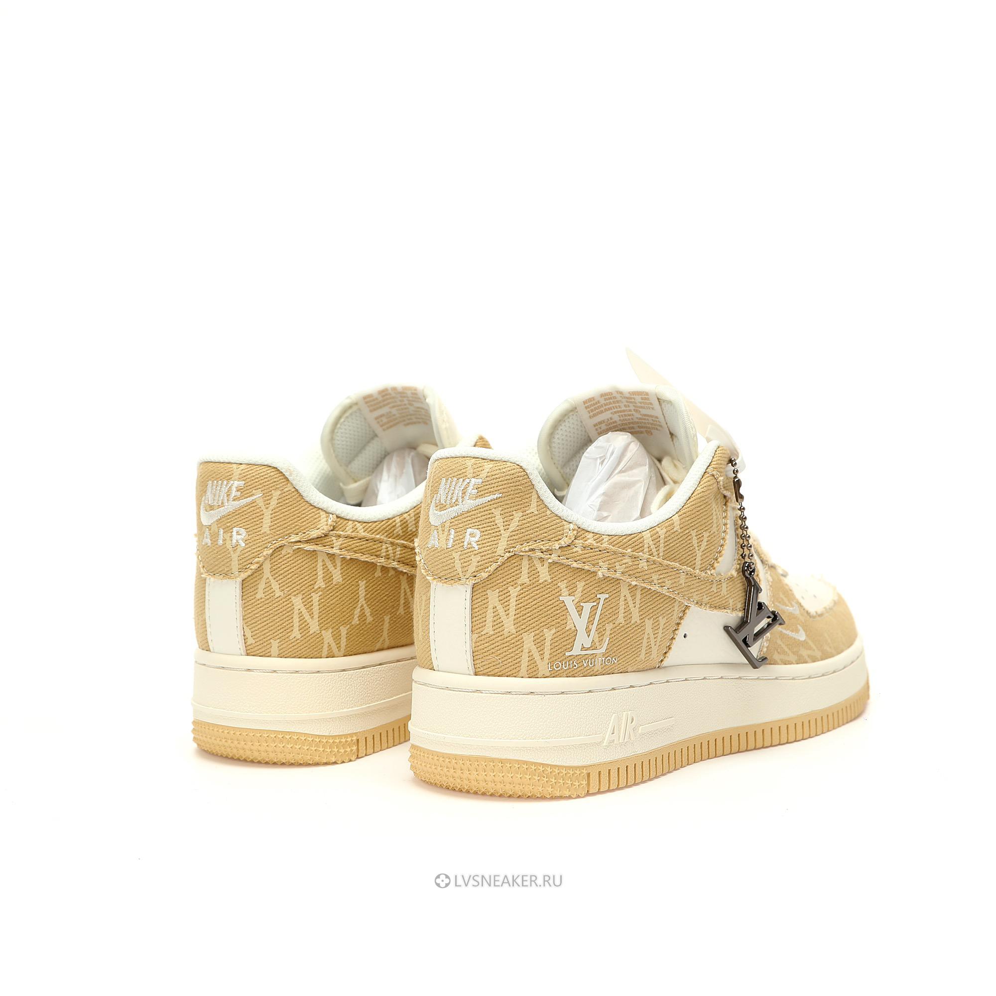 Louis Vuitton LV x Nike Air Force 1 Low "Denim Khaki White" 1A9V-KI34 Sneakers