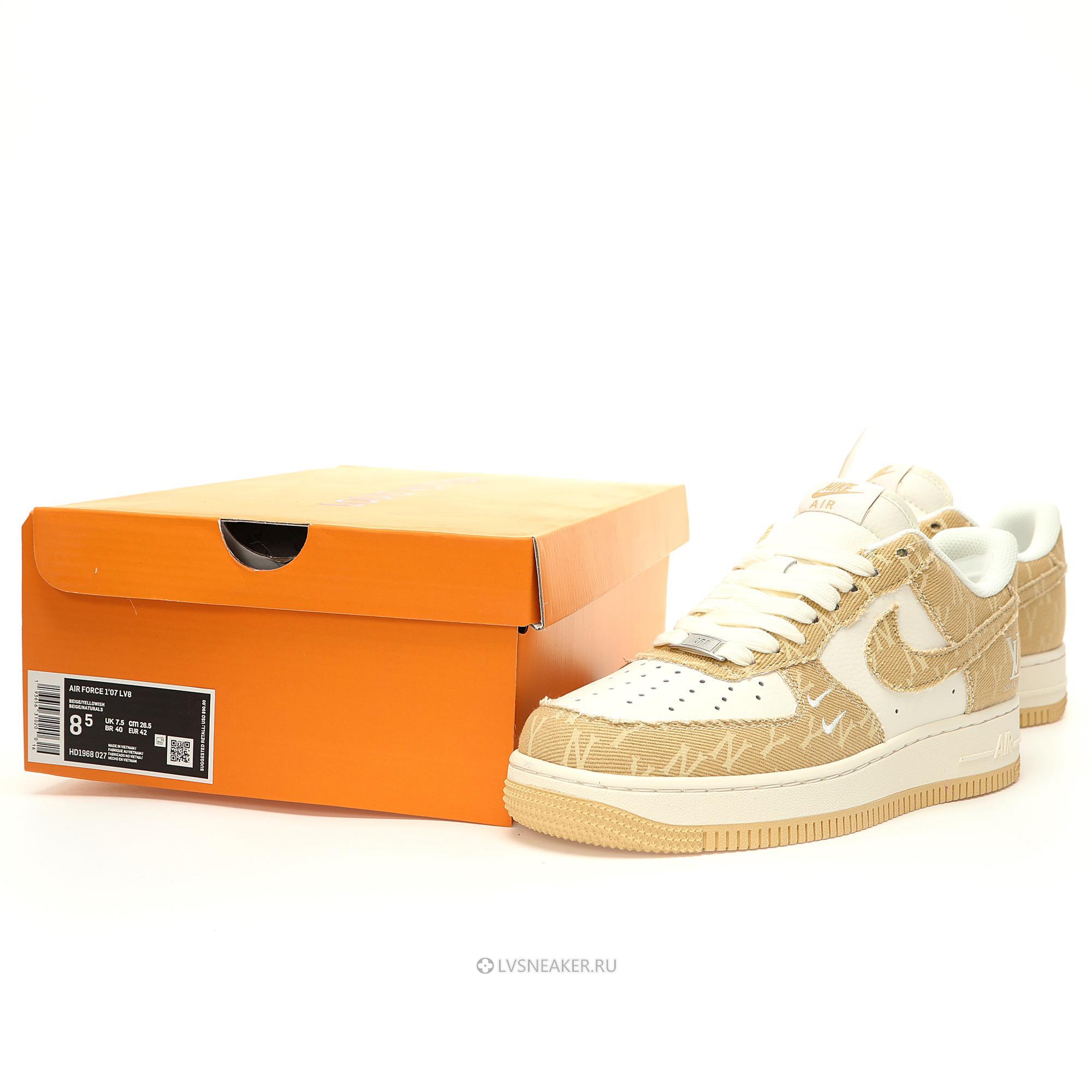Louis Vuitton LV x Nike Air Force 1 Low "Denim Khaki White" 1A9V-KI34 Sneakers