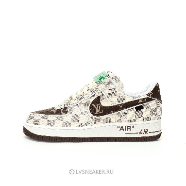 Louis Vuitton LV x Nike Air Force 1 Low "Monogram Brown White Plaid" 1A9V-BN35 Sneakers
