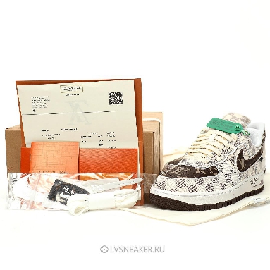 Louis Vuitton LV x Nike Air Force 1 Low "Monogram Brown White Plaid" 1A9V-BN35 Sneakers