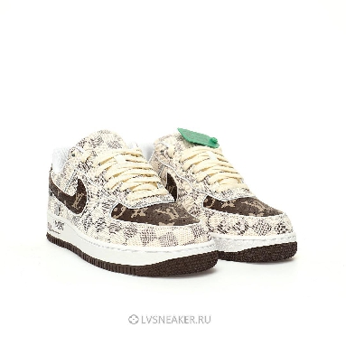 Louis Vuitton LV x Nike Air Force 1 Low "Monogram Brown White Plaid" 1A9V-BN35 Sneakers