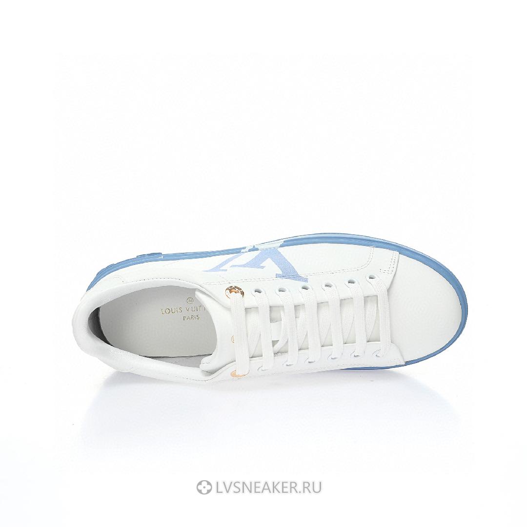 Louis Vuitton LV Time Out "White Blue" 1A8MZ7 Sneakers