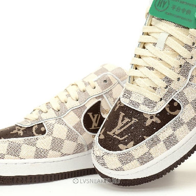 Louis Vuitton LV x Nike Air Force 1 Low "Monogram Brown White Plaid" 1A9V-BN35 Sneakers