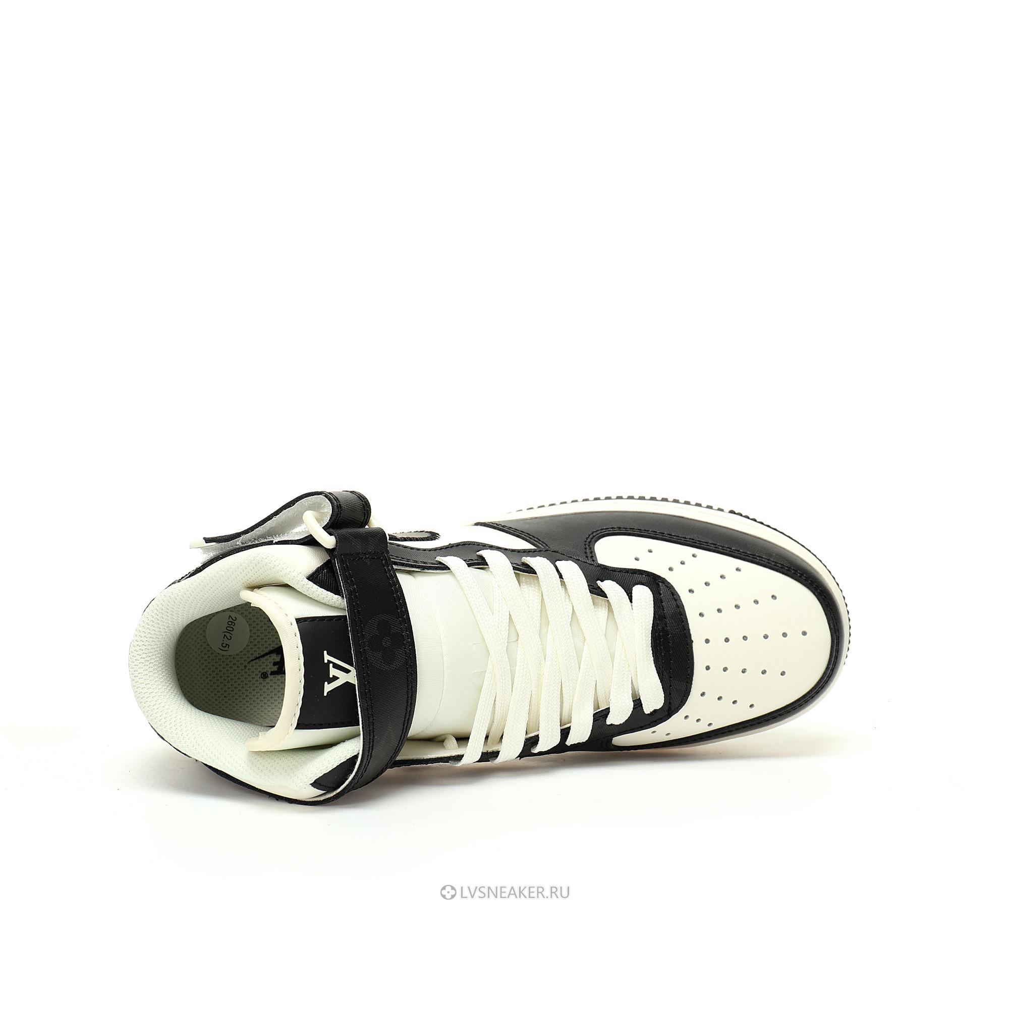Louis Vuitton LV x Nike Air Force 1 Mid "Monogram Black White" 1A9V-BK36 Sneakers