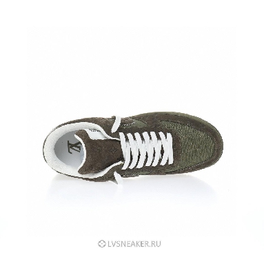 Louis Vuitton LV x Nike Air Force 1 Low "Dark Green Brown" 1A9V-GN37 Sneakers
