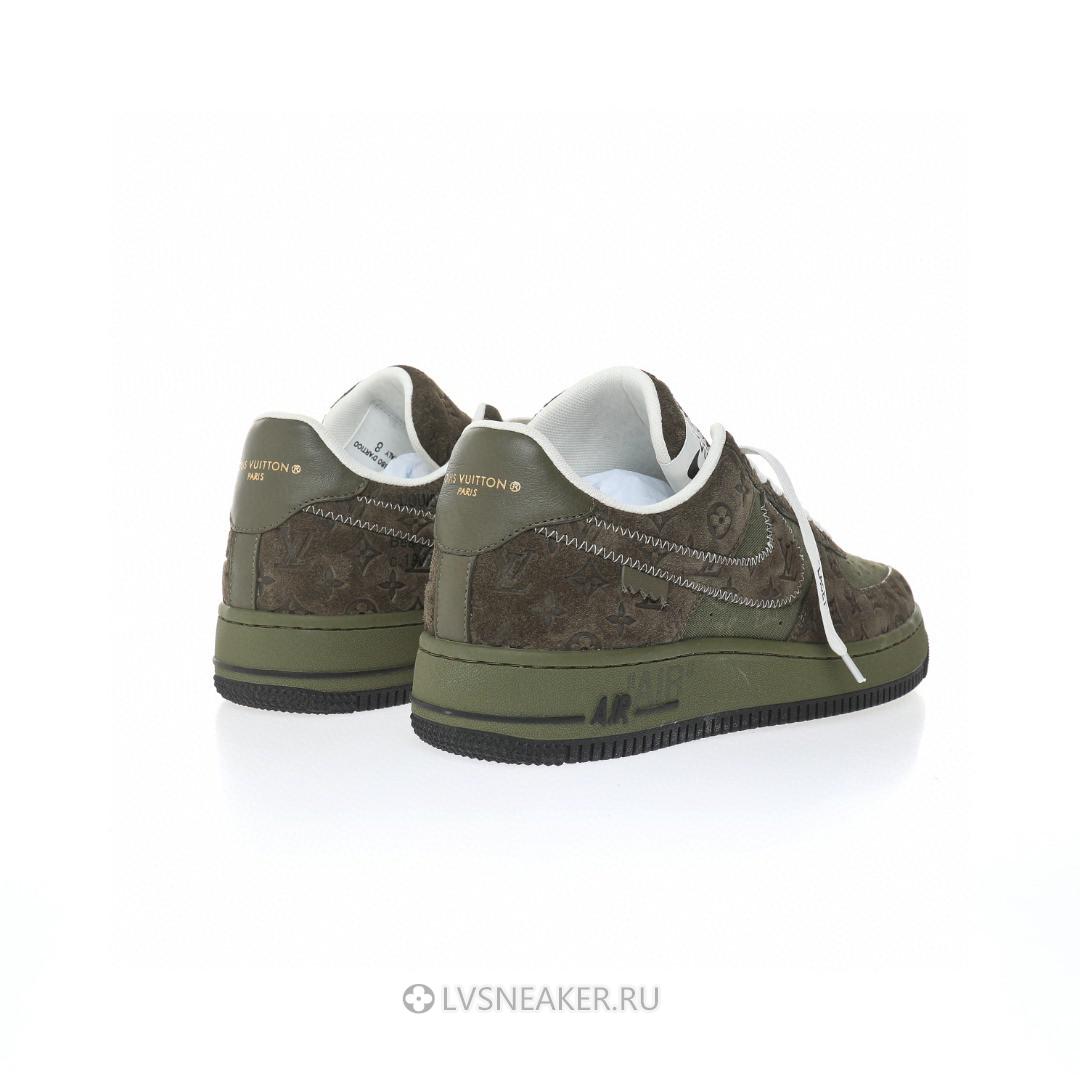 Louis Vuitton LV x Nike Air Force 1 Low "Dark Green Brown" 1A9V-GN37 Sneakers