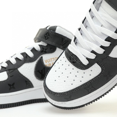 Louis Vuitton LV x Nike Air Force 1 Mid "White Black" 1A9V-BK39 Sneakers