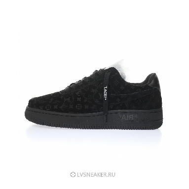 Louis Vuitton LV x Nike Air Force 1 Low "Triple Black" 1A9VD7 Sneakers
