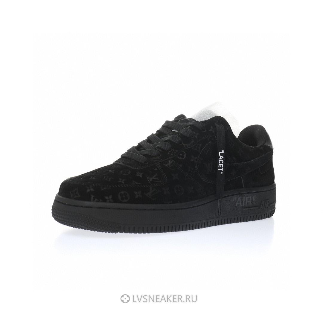 Louis Vuitton LV x Nike Air Force 1 Low "Triple Black" 1A9VD7 Sneakers
