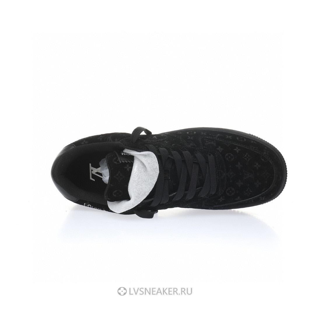Louis Vuitton LV x Nike Air Force 1 Low "Triple Black" 1A9VD7 Sneakers