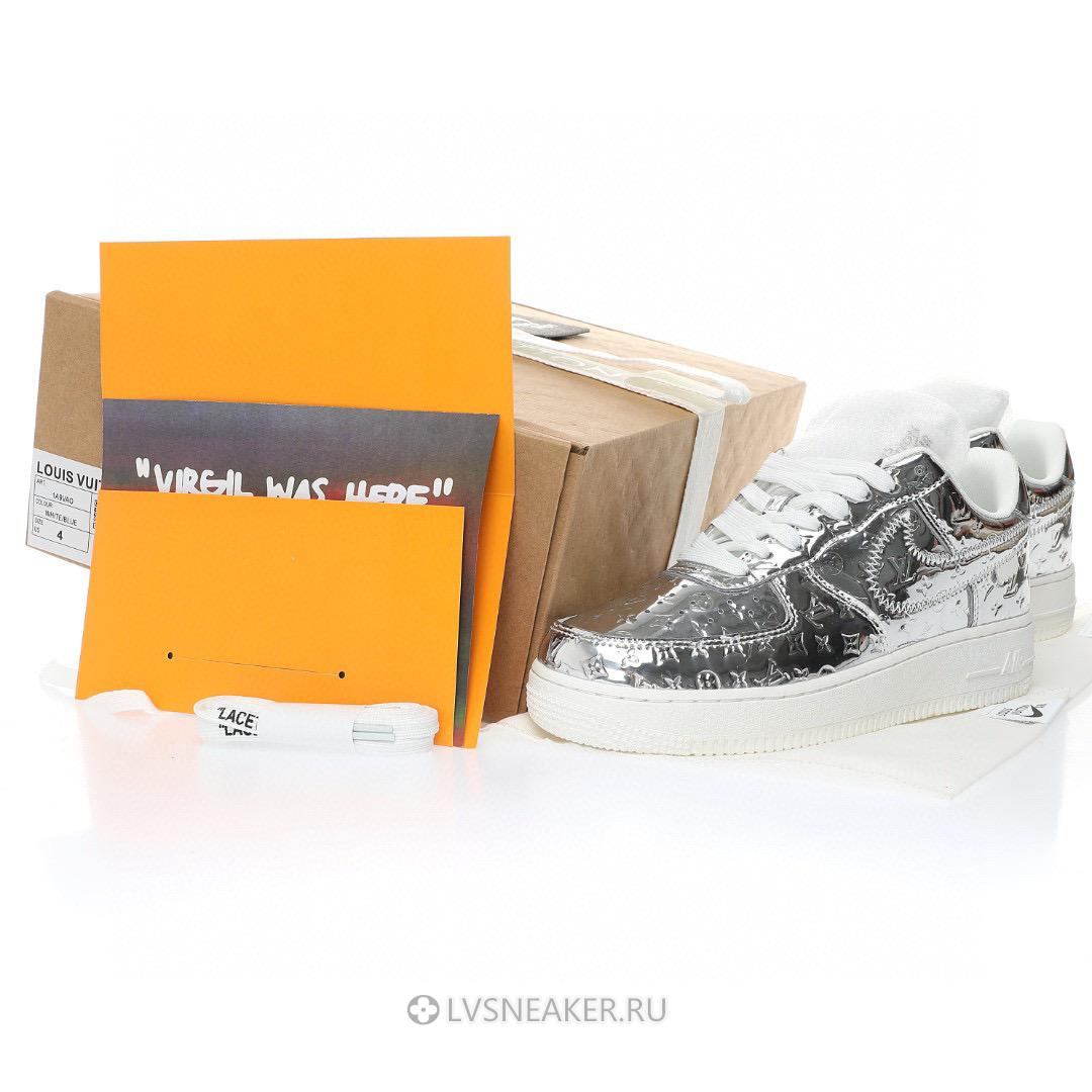 Louis Vuitton LV x Nike Air Force 1 Low "Silver" 1A9V-SR41 Sneakers