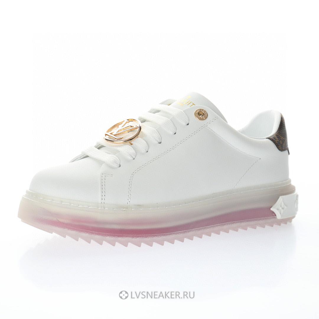 Louis Vuitton LV Time Out "White Pink Gold" 1A8NFR Sneakers