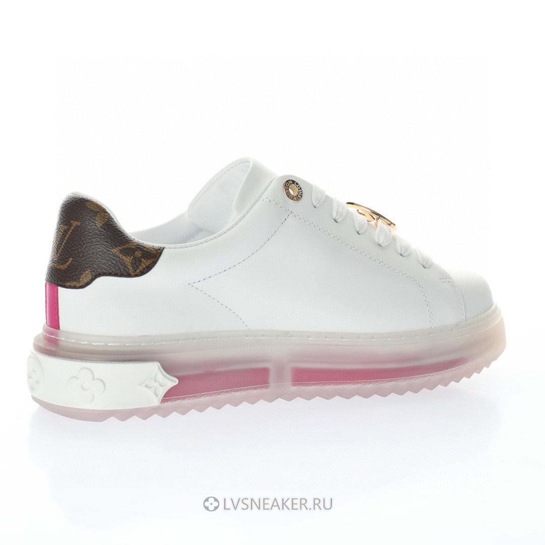Louis Vuitton LV Time Out "White Pink Gold" 1A8NFR Sneakers