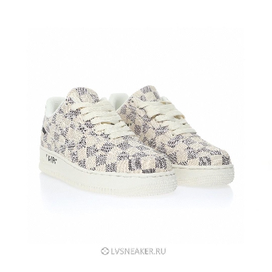 Louis Vuitton LV x Nike Air Force 1 Low "Beige And Grey Plaid" 1A9V-BE42 Sneakers