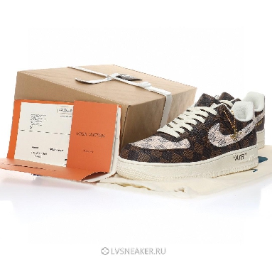 Louis Vuitton LV x Nike Air Force 1 Low "Brwon Plaid" 1A9V-BN43 Sneakers