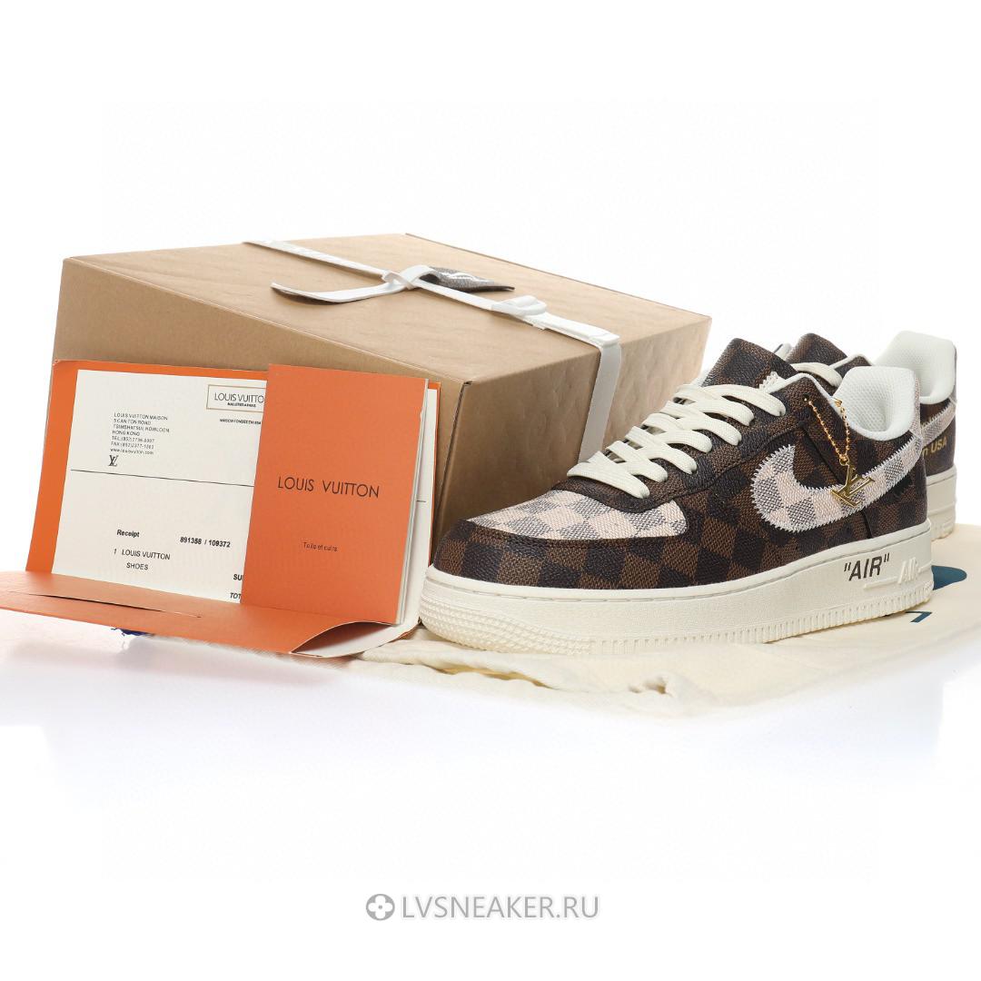 Louis Vuitton LV x Nike Air Force 1 Low "Brwon Plaid" 1A9V-BN43 Sneakers