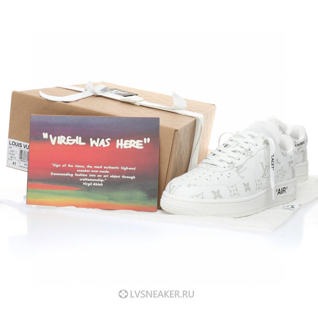Louis Vuitton LV x Nike Air Force 1 Low "Monogram White" 1A9V-WT45 Sneakers