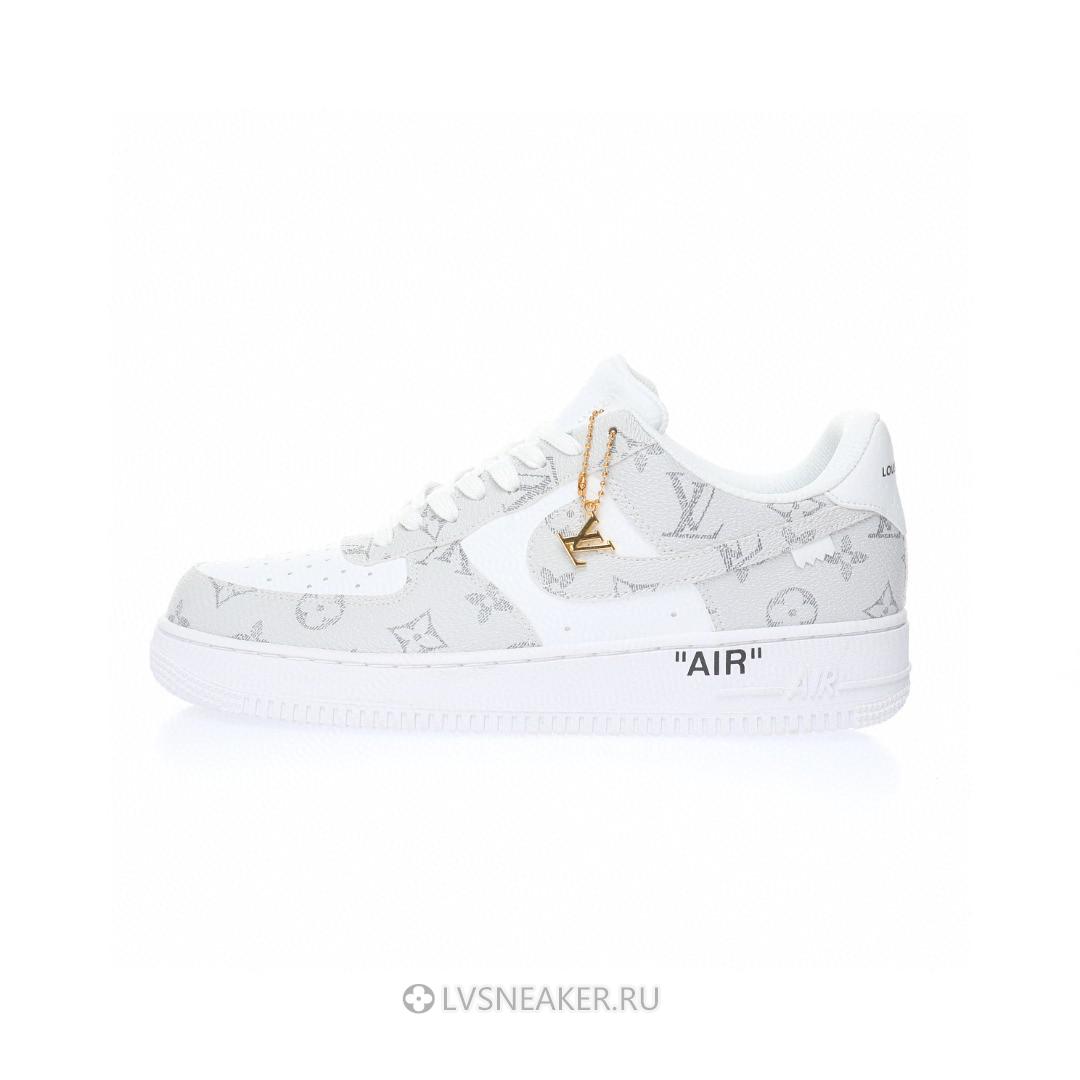 Louis Vuitton LV x Nike Air Force 1 Low "Monogram White Grey" 1A9V-WT46 Sneakers