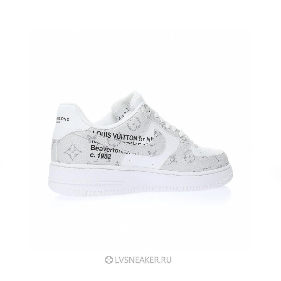 Louis Vuitton LV x Nike Air Force 1 Low "Monogram White Grey" 1A9V-WT46 Sneakers