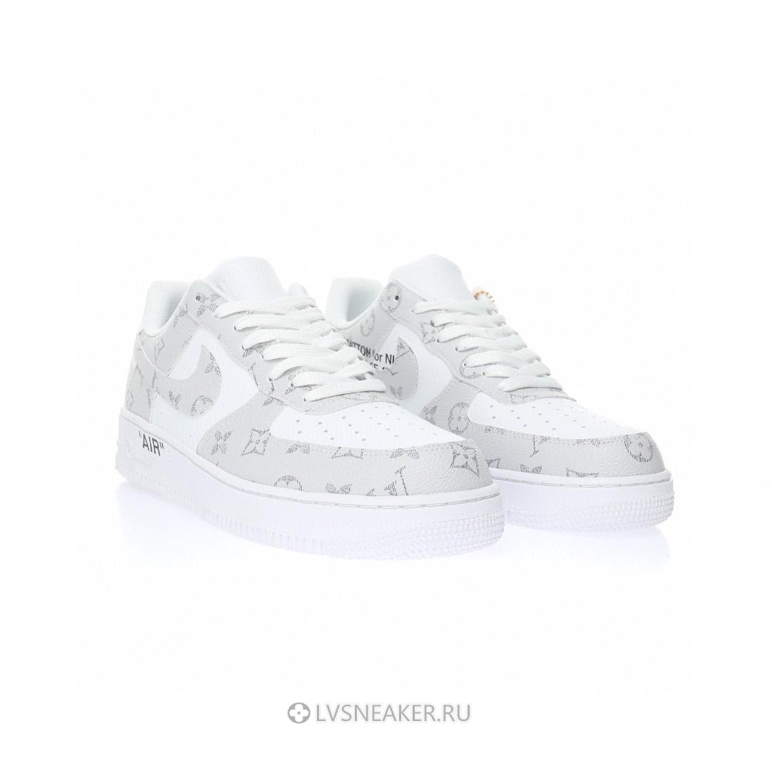 Louis Vuitton LV x Nike Air Force 1 Low "Monogram White Grey" 1A9V-WT46 Sneakers