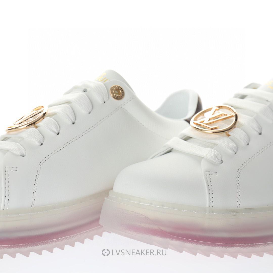 Louis Vuitton LV Time Out "White Pink Gold" 1A8NFR Sneakers