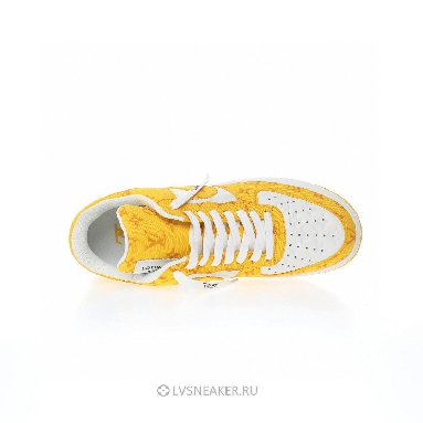 Louis Vuitton LV x Nike Air Force 1 Low By Virgil Abloh "Denim Yellow White" 1A9V-YW48 Sneakers