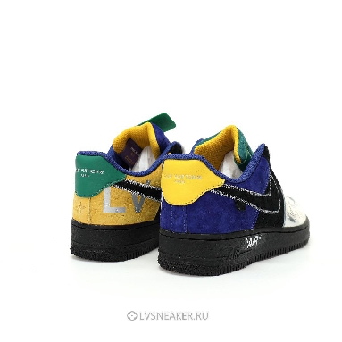 Louis Vuitton LV x Nike Air Force 1 Low By Virgil Abloh "Black Metallic Silver" 1A9VCH Sneakers